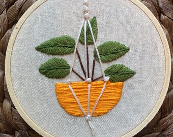 Embroidery hoop - 4inch macrame plant hanger hoop