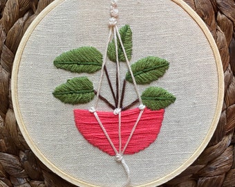 Embroidery hoop - 4inch macrame plant hanger hoop