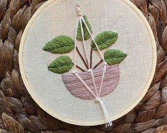Embroidery hoop - 4inch macrame plant hanger hoop