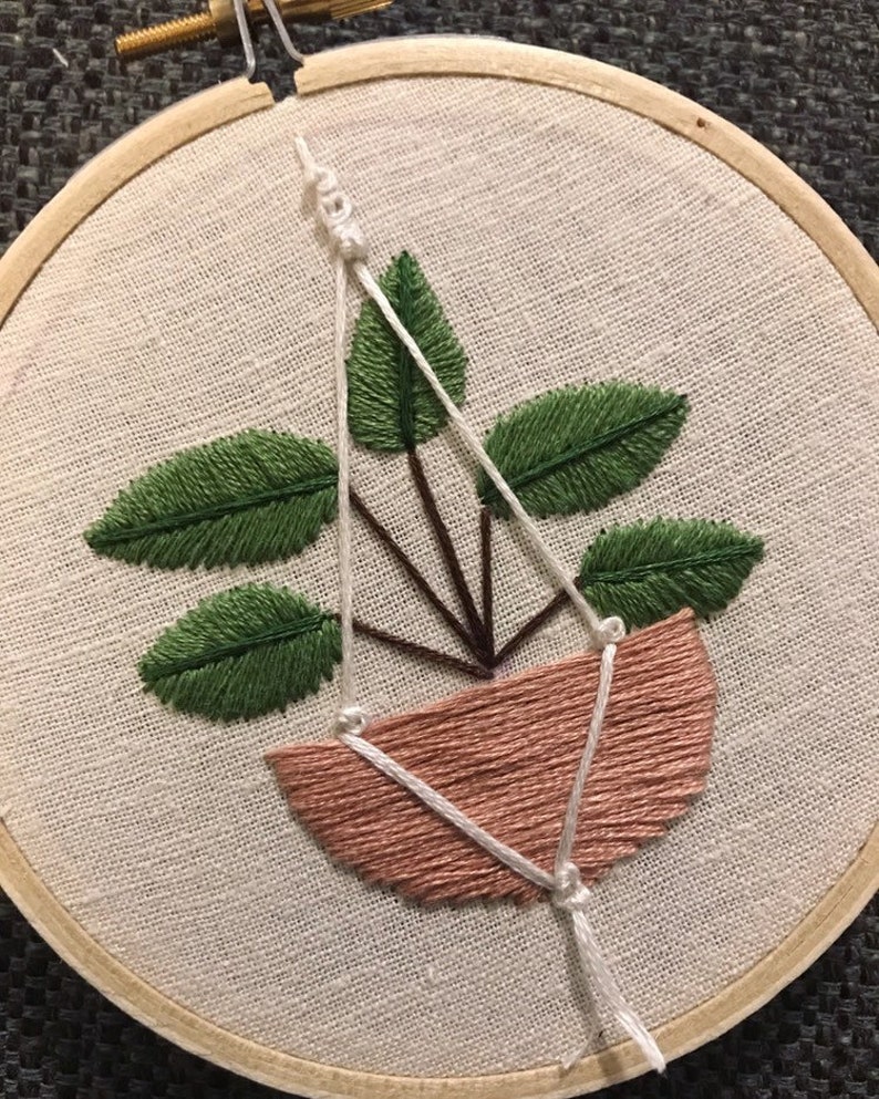Embroidery hoop 4inch macrame plant hanger hoop Etsy