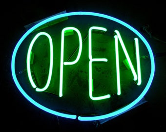 Neon Open Sign