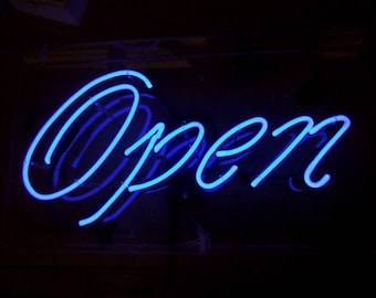 Custom Neon Open Sign