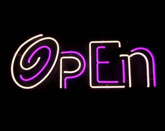 Custom Neon Open Sign