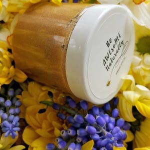 FREE SHIPPING Organic Whipped Light Brown Sugar Body and face Scrub nourishment for skin Gently exfoliates and hydrates