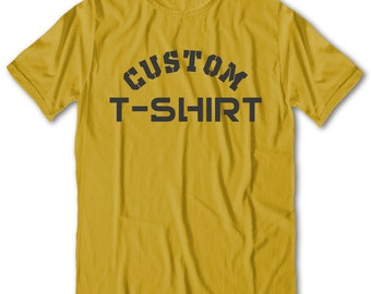 Custom Design T-Shirt, Personalized Family or Logo Tee
