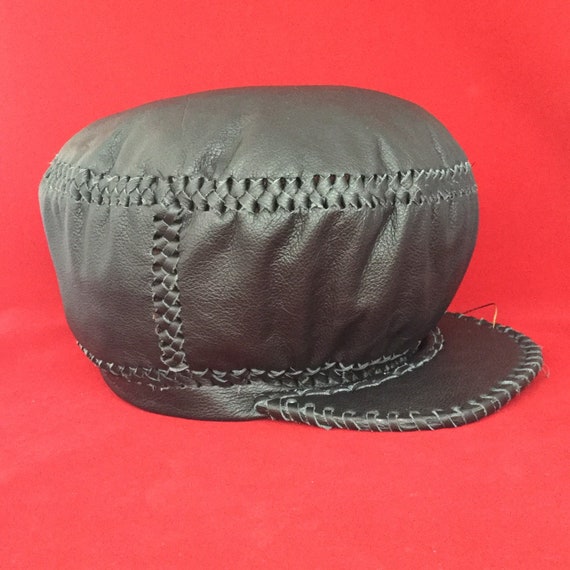 leather rasta hat