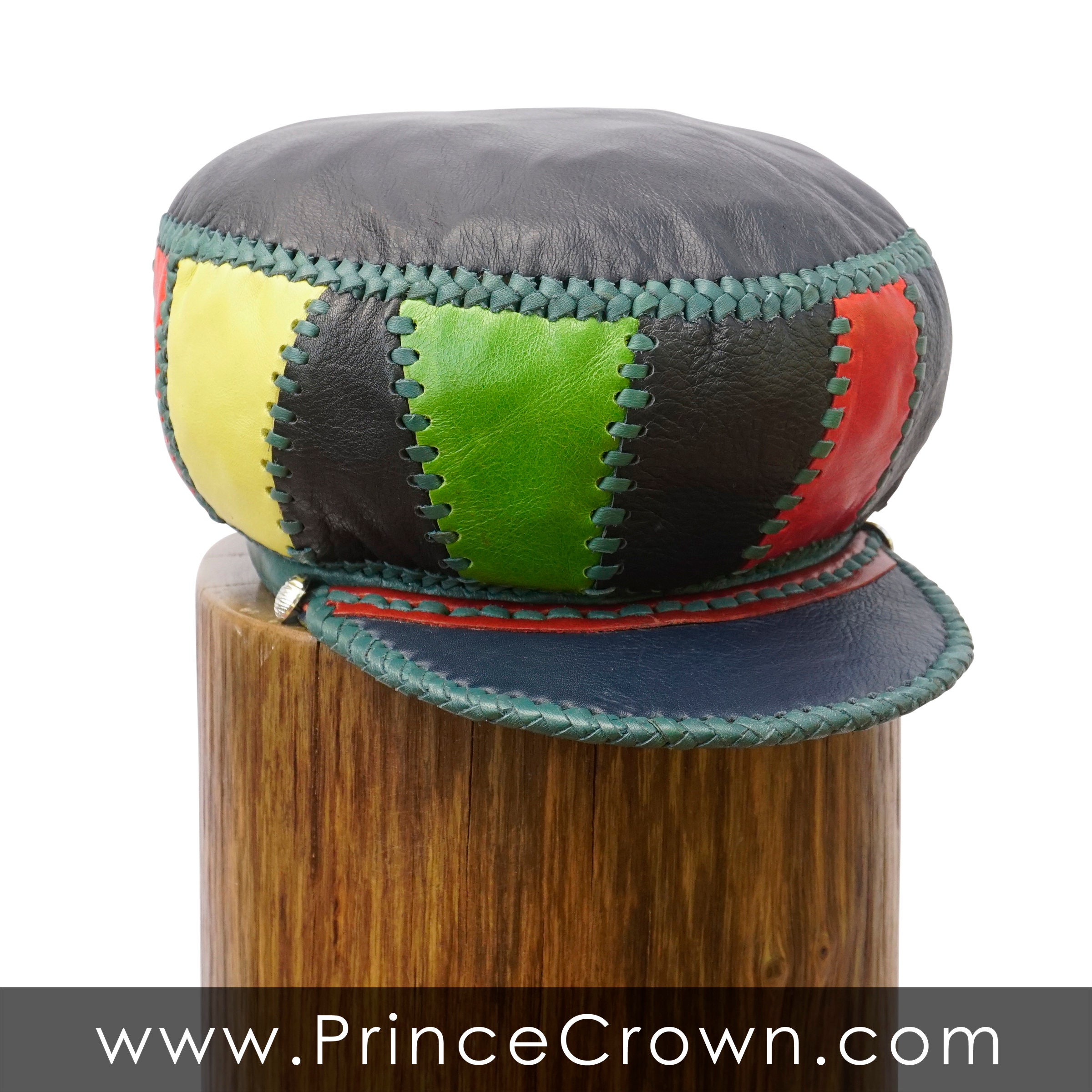 Leather Hat for Locs | Handmade Dreadlock Cap | Luxury Rasta Crown ...