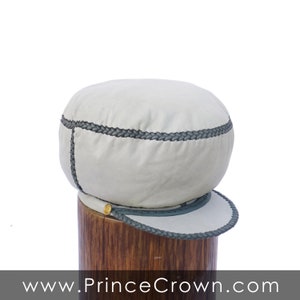 Rasta Leather Crown / Flabba Holt Rasta Hat / Hand Crafted from Premium Designer Leather by Prince Crown / item 339 / Rim 58 cm