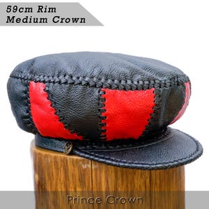 Sombrero Rasta de Cuero - Aro de 59 cm - Corona Mediana para Rastas - Sombrero Dreadlock - Corona de Cuero Hecha a Mano