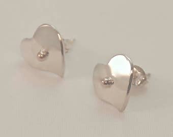 Heart Stud Earrings