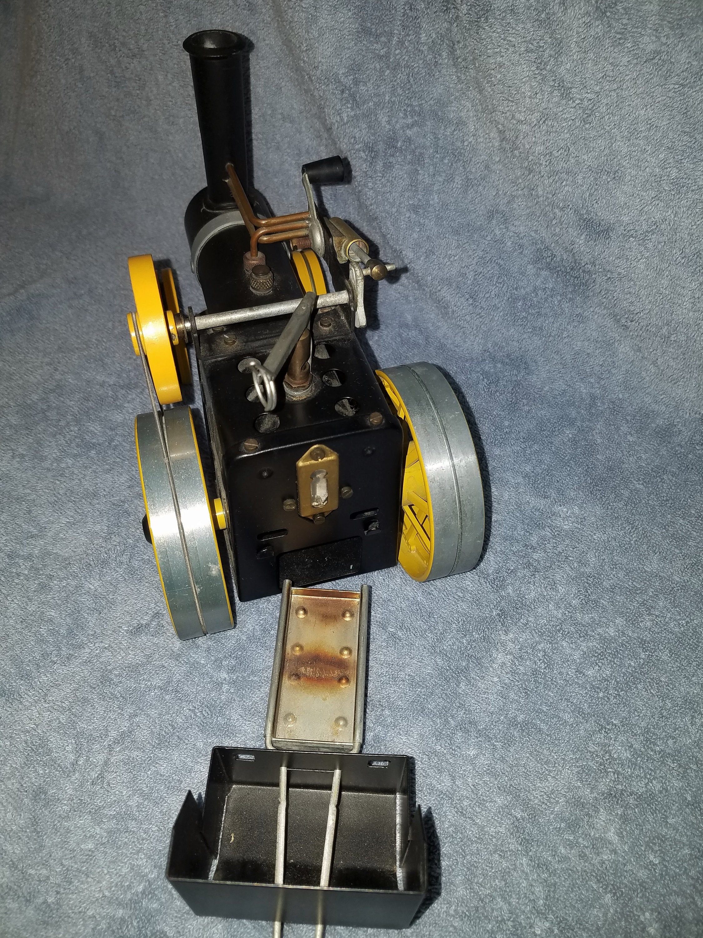 Mamod Steam Tractor with Accessories and Original Box