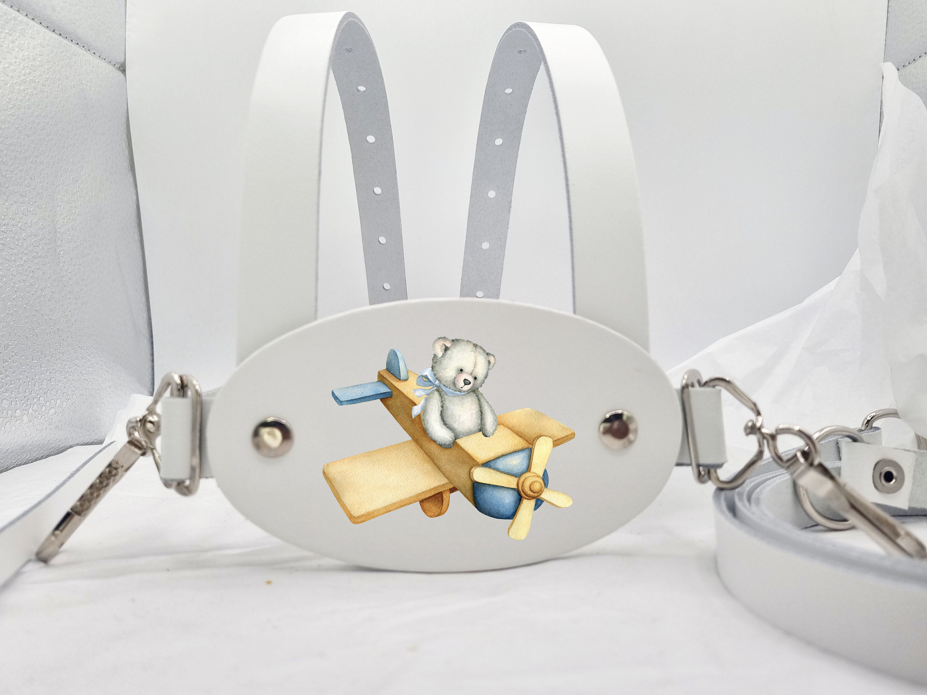 Baby Pram Leather Baby Reins SILVER CROSS BALMORAL KENSINGTON PRAM