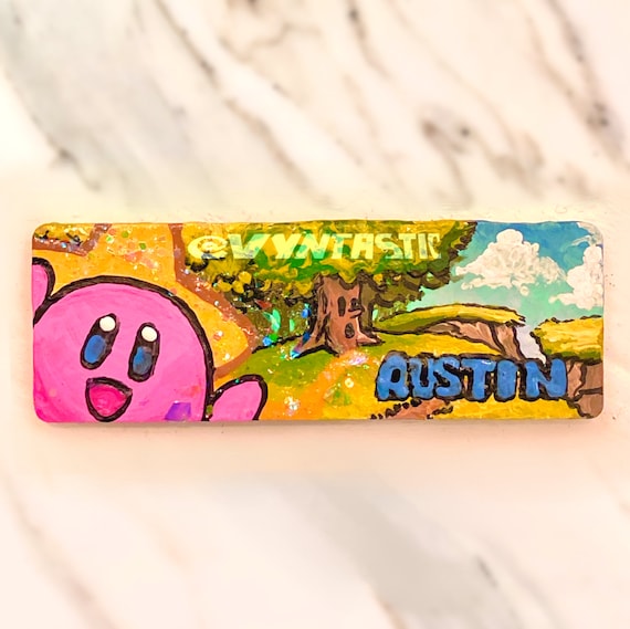 Kirby Barista Apron Name Tag for Baristas and Customer Service