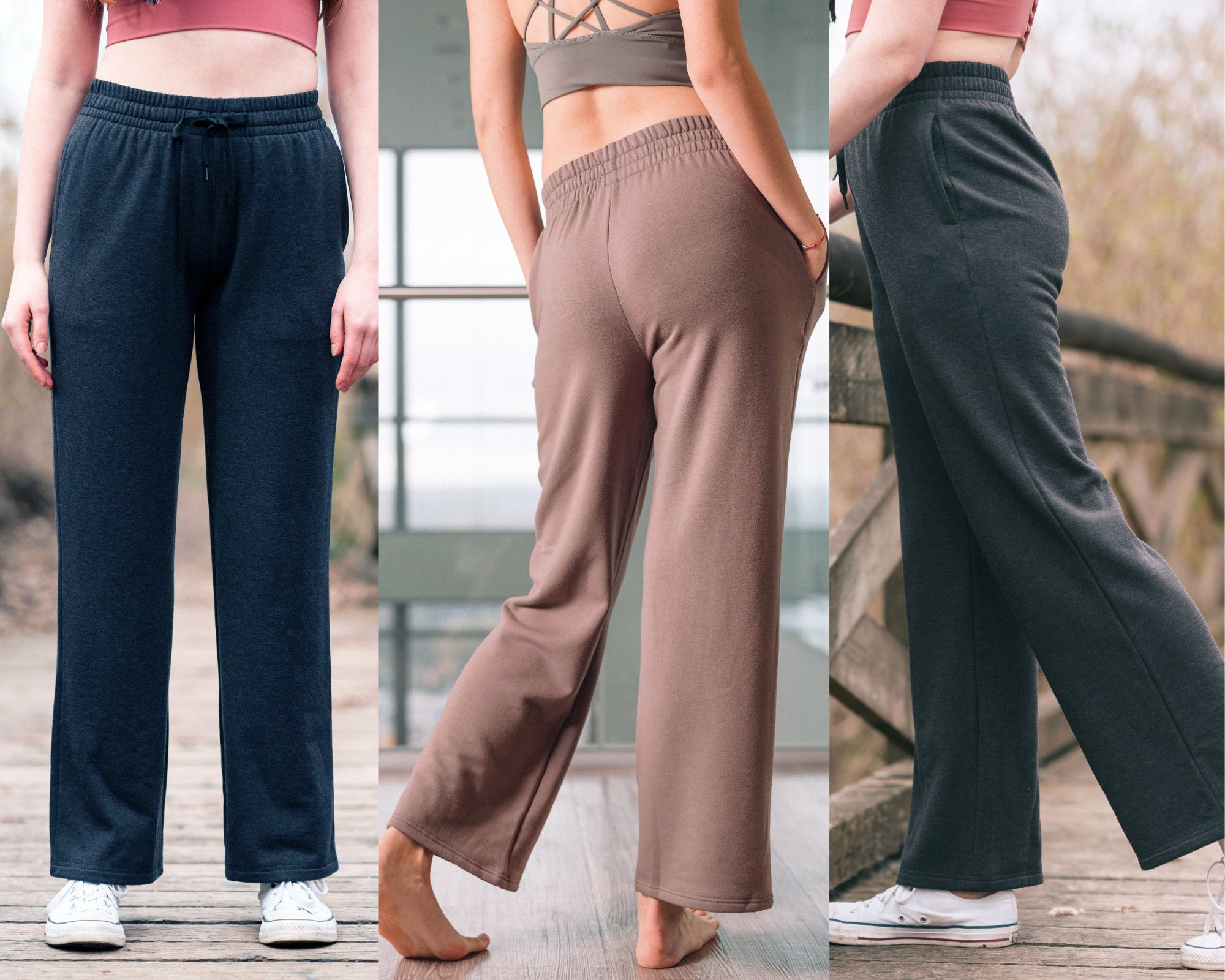 Womens Wide Leg Sweats -  Canada