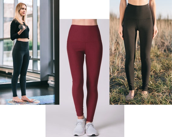 Fleece high waisted leggings Clearance