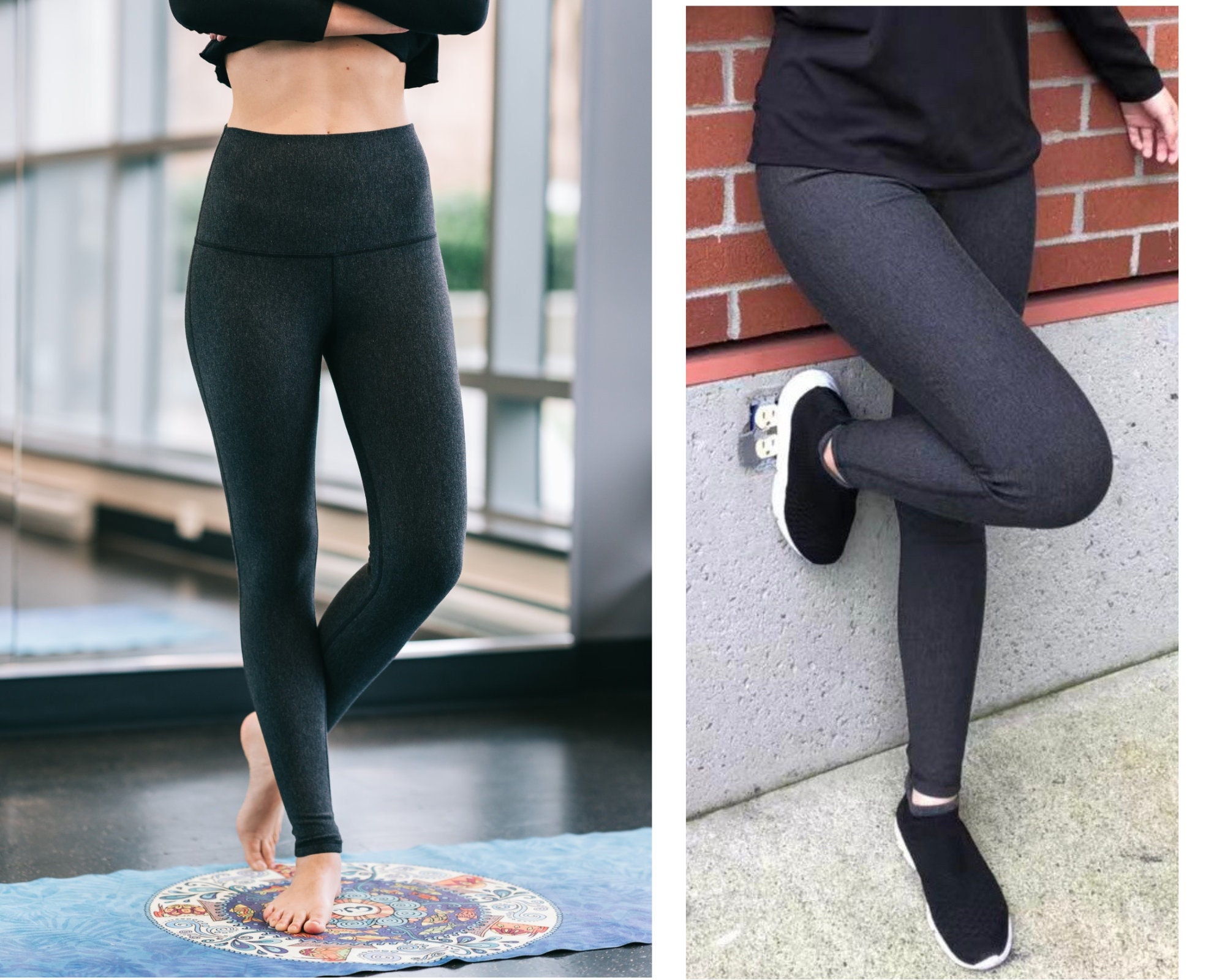 Thick Black Leggings -  Canada