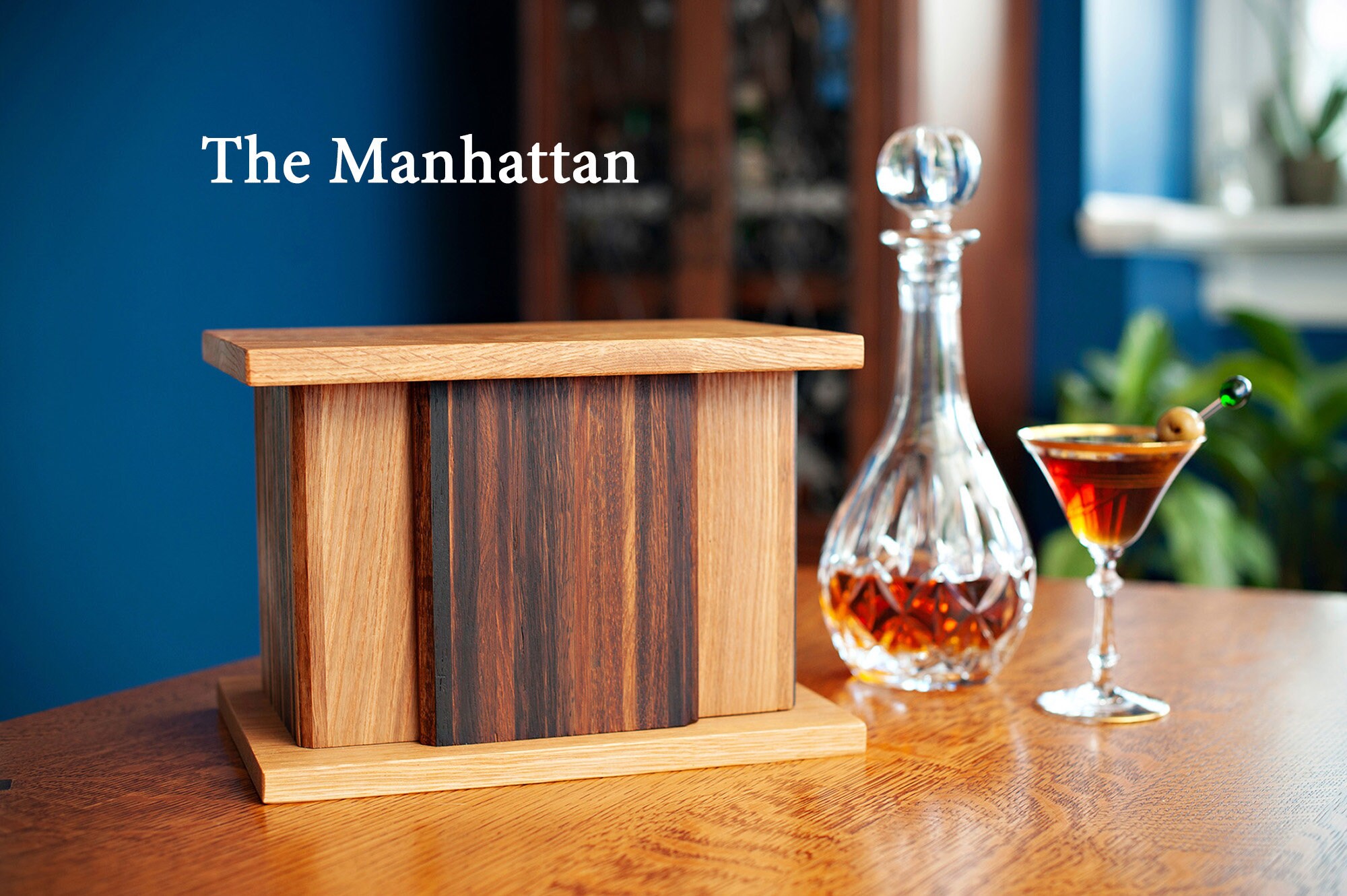 Medium Cremation Urn Made From Wine and Whiskey Barrels Etsy