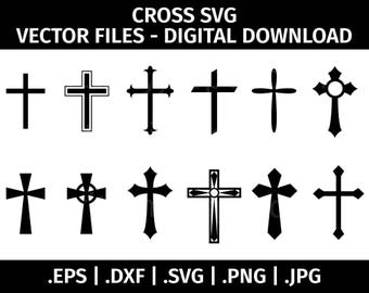 Download Decorative Cross Svg Etsy