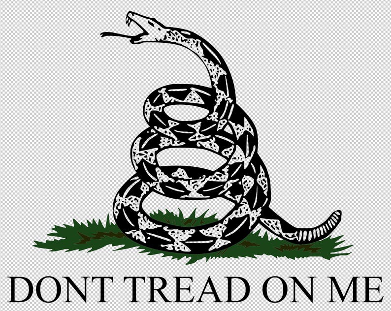 Download Don't Tread On Me Flag SVG Vector Clip Art Cut Files for ...