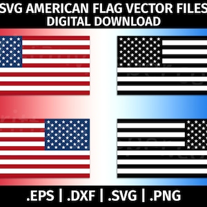 Download Reverse American Flag Svg America Flag Svg Vector Clip Art Etsy
