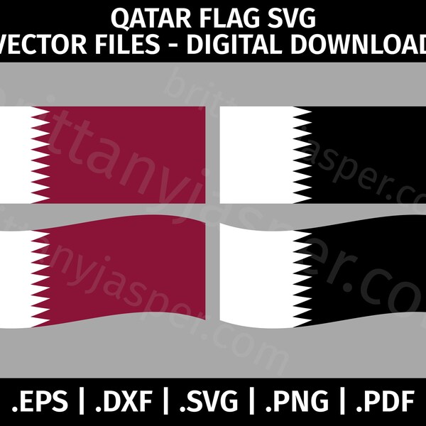 Qatar Silhouette Dxf Etsy