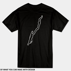 Lake George Silhouette and Outline SVG Cut Files - Vector Clip Art ...