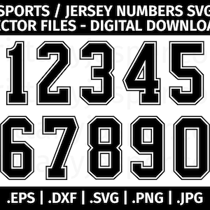 Rhinestone Big Letters Numbers Sports Athletic College Template Silhouette  Cricut Svg Cdr Dxf Cut Download Cutting Pattern Digital File SS10 