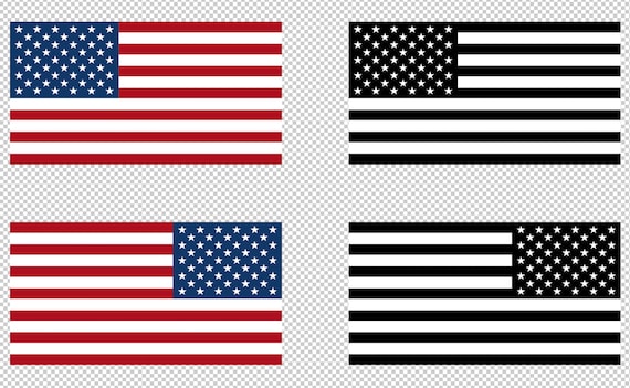 Download Free Reverse American Flag Svg United States Of America Flag Svg Etsy SVG Cut Files