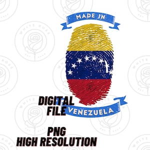 INSTANT DOWNLOAD Venezuela Flag Venezuela art Venezuela png Venezuela wall art printable, gift, Print at home Clipart, Digital Download File
