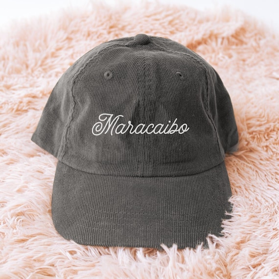 Venezuela Text Hat Text Maracaibo Retro Cap Custom Gorra Gift for Him/Her Customize Bordado Baseball Cap For Friend Personalized Embroidered