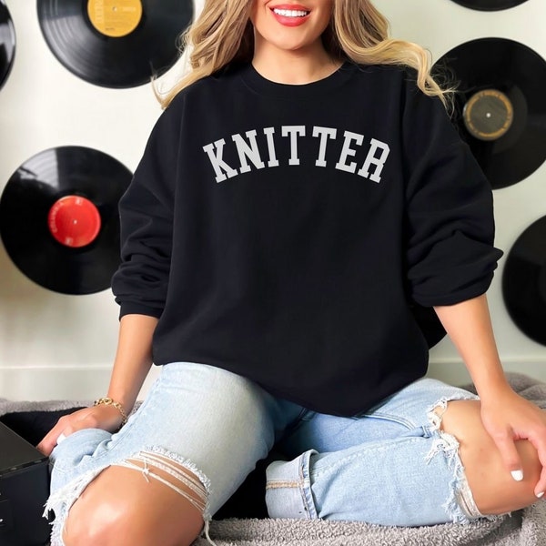 Funny Knitter sweatshirt, knitting Group, Gift For knitter, comfy knitter sweatshirt gift for her birthday knitter Hobby lover for Grandma