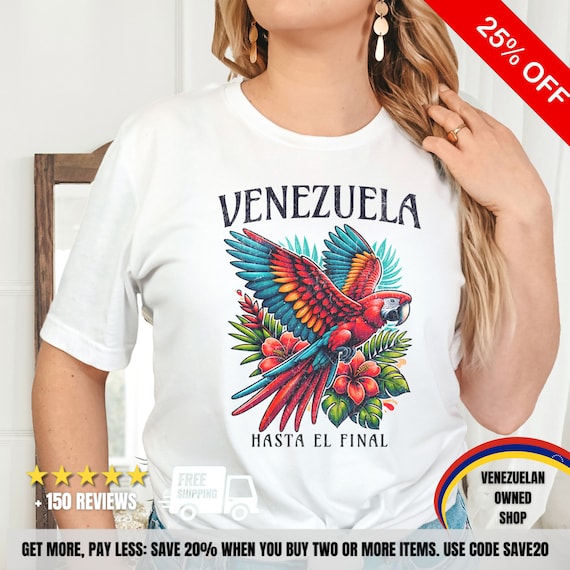 Venezuela Guacamaya Shirt VZLA Shirt Gift for Venezuelan Venezuela Flag Shirt Immigrant Pride 2024 Election Bandera Election Fraude Camiseta