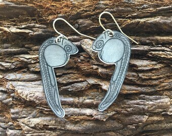 Zebrafish embryo earrings