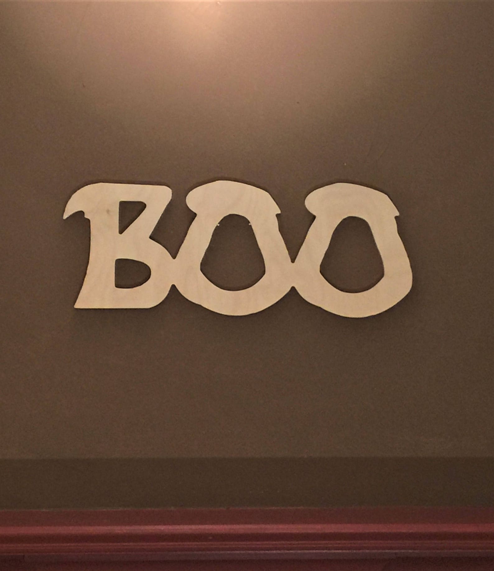 Paint Me Designs Unfinished Words for Halloween Boo Etsy