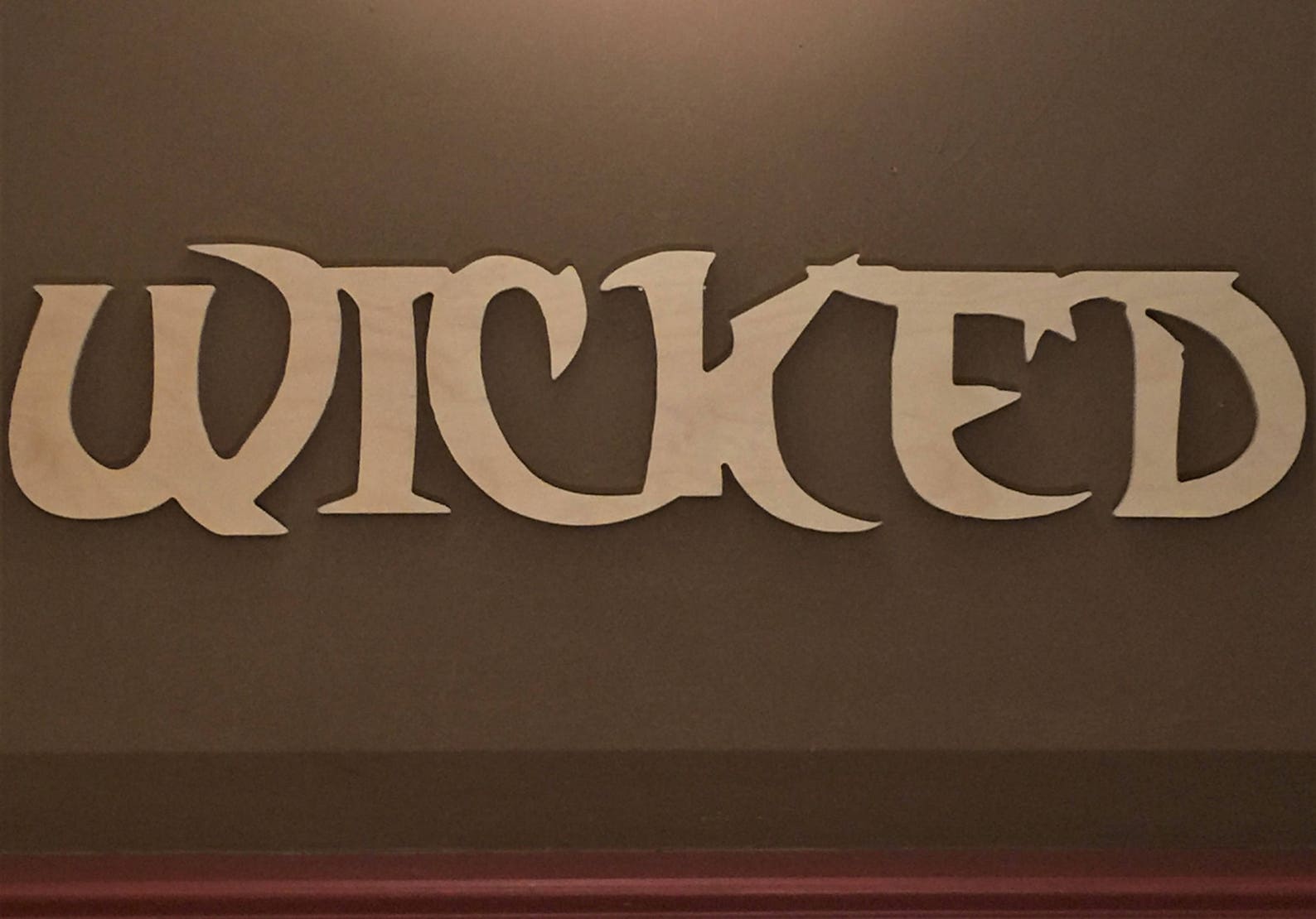 Paint Me Designs Unfinished Words for Halloween Wicked Etsy