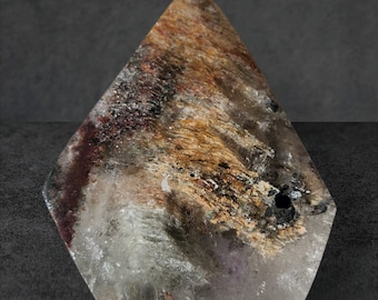 Lodolite Garden Quartz 1000 layers Freeform Chunk