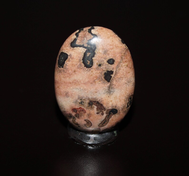 DLML16 Leopard Skin Jasper Cabochon Brown and Black Stone Cabochon