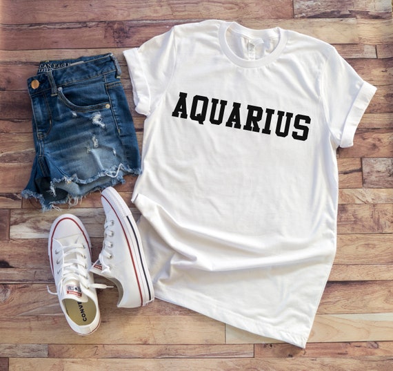 Aquarius Unisex Tee Women's Clothing Women's Tee Etsy