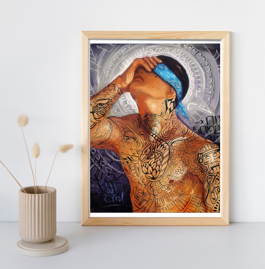 Suspiro Chicano Art Mexican American Art Chicano Art Print Etsy