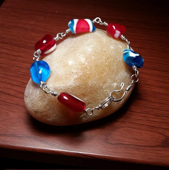 Red, White, & Blue Bracelet