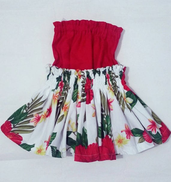 red luau dress