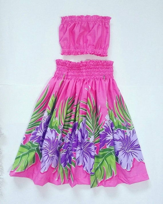 Hawaiian pa'u hula skirts girls Hawaiian pa'u hula Etsy