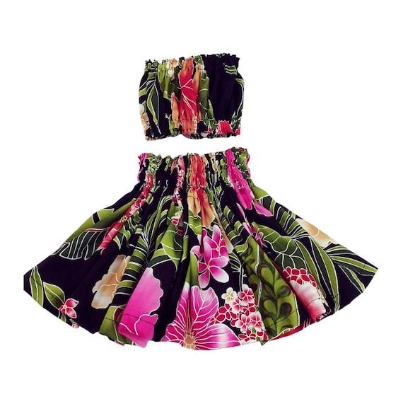 Costume Hawaiano PHOGARY 8 Pezzi - Gonna Hula, Lei Fiori, Occhiali Ananas Per Feste A Tema - Foto 11