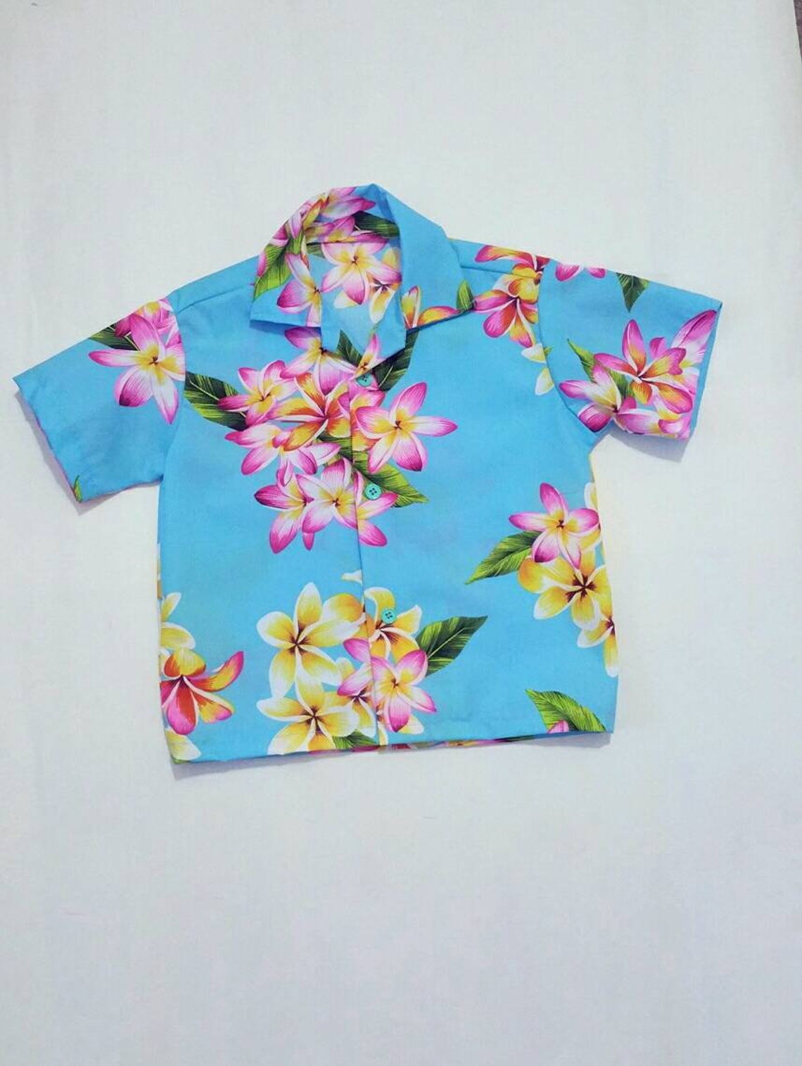 Hawaiian kids shirt baby boy shirt toddler shirt unisex Etsy