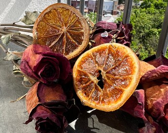 Real fruit earrings / dried fruit earrings / orange earrings / resin dried fruit / jewelry / handmade jewelry / citrus / nature /  whimsy