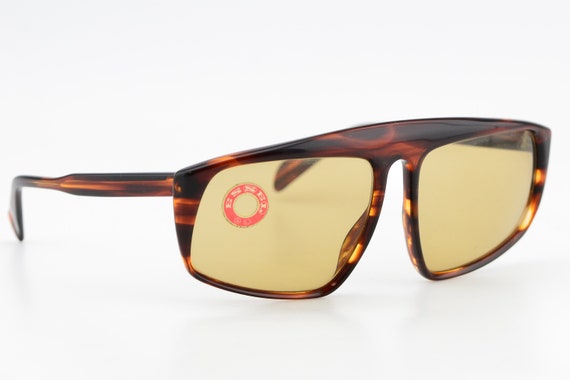 Vintage 80s Essel Sporty Frame Aviator Tortoiseshe