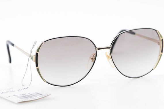 Vintage 80s Nikon Hanae Mori Black Round Gradient