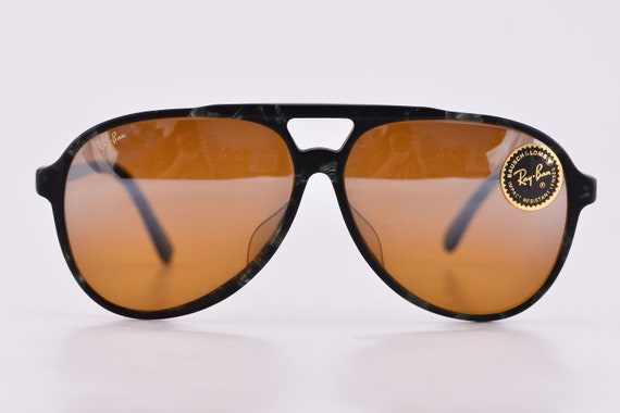 Vintage 80s Ray Ban B&L Aviator Black Traditionals