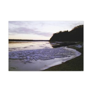 Scenic Matte Canvas Wall Art,  Landscape Home Decor, Gift for Nature Lovers, Modern Wall Art, Rustic Living Room Decor