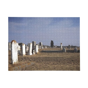 Puzzles, puzzles, puzzles galore!!!  (96, 252, 500, 1000-Piece) Scenery, animals, cemeteries, tombstones, graves, signs and weirdness!